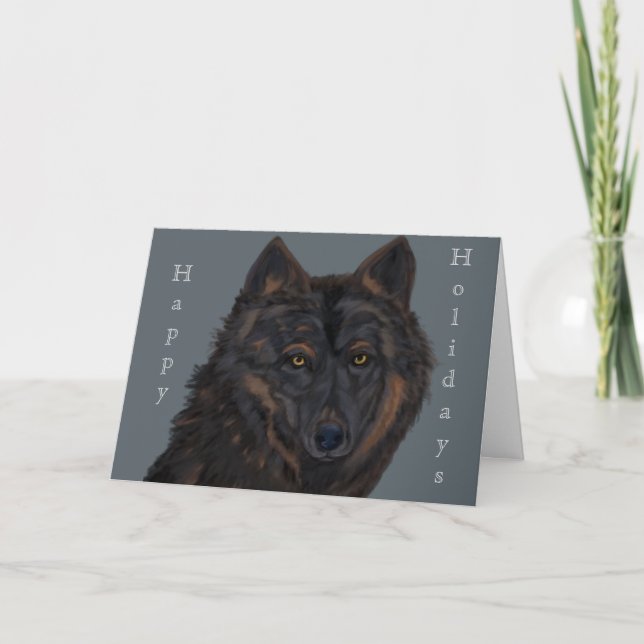 Tarjeta Lobo Negro (Anverso)