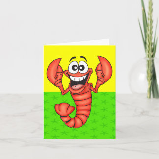 Tarjeta Lobster divertidísimo