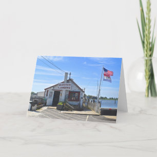 Tarjeta Lobster Landing Notecard