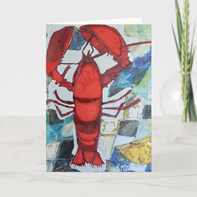 Tarjeta Lobster Maine (Anverso)