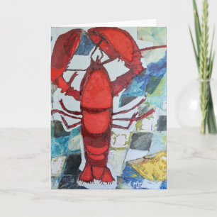 Tarjeta Lobster Maine