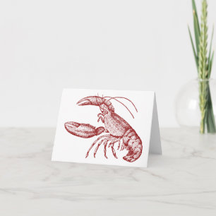 Tarjeta Lobster Notecards