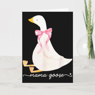 Tarjeta Loca Mamá Ganso Papá Ganso Familia de Gansos a Jue