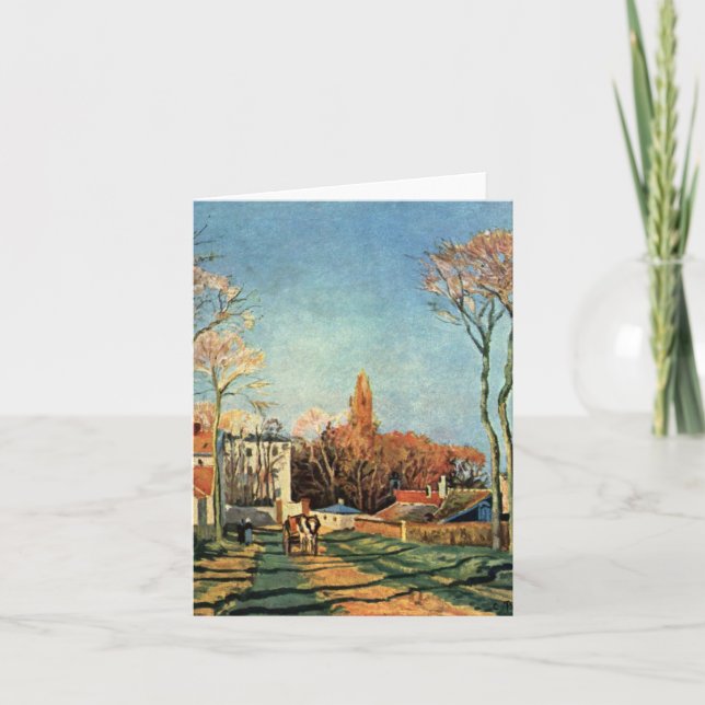 Tarjeta Localidad de entrada Camille Pissarro de Voisins (Anverso)