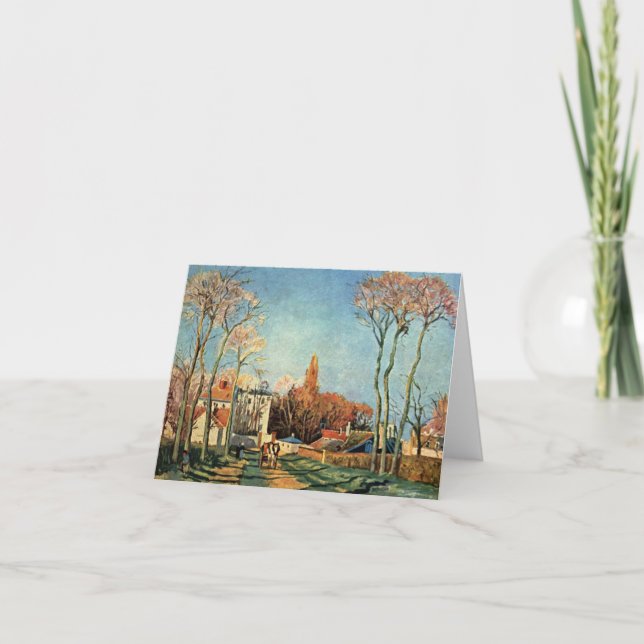 Tarjeta Localidad de entrada Camille Pissarro de Voisins (Anverso)