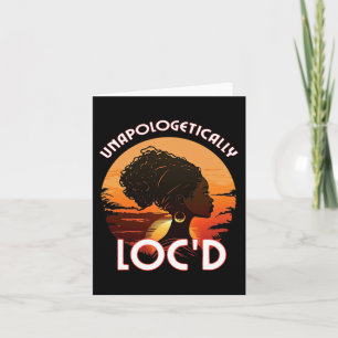 Tarjeta Loc'd Black Women Queen Sisterlocks Melanin