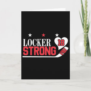 Tarjeta Locker Strong 18 Hockey 