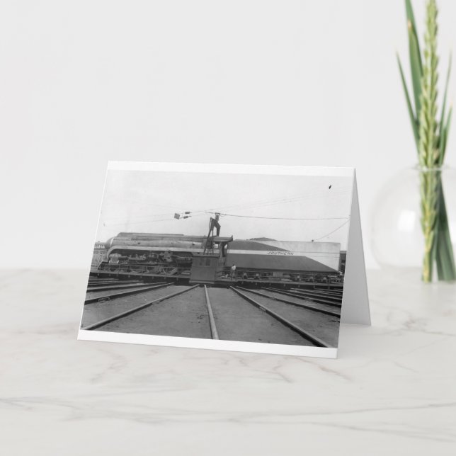 Tarjeta Locomotora de vapor ferroviaria meridional en (Anverso)