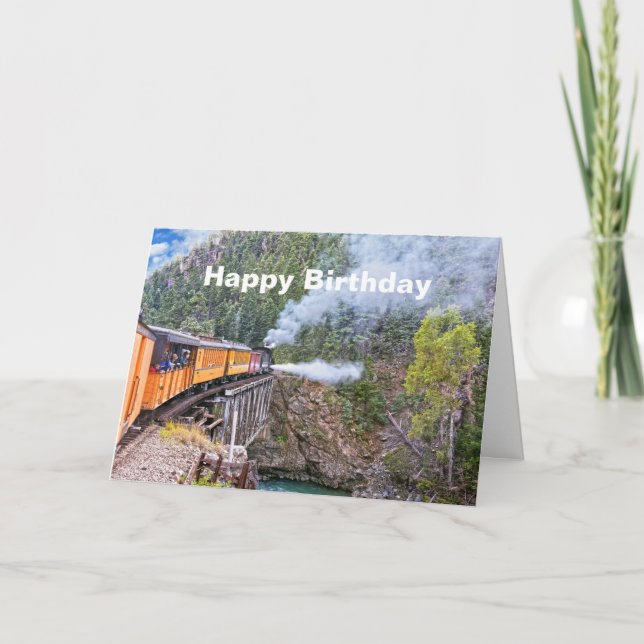 Tarjeta Locomotora del Ferrocarril de Durango y Silverton  (Anverso)