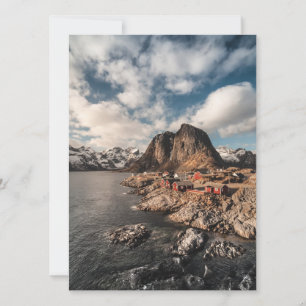 Tarjeta Lofoten Hamnoy de Noruega