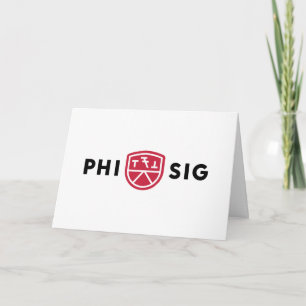 Tarjeta Logo de Phi Sigma Kappa
