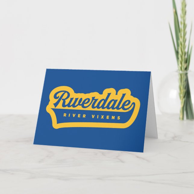 Tarjeta Logo de Riverdale River Vixens (Anverso)