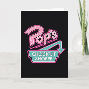 Tarjeta Logo rosa de la tienda "chock'Lit" del Pop