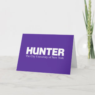 Tarjeta Logotipo Académico de Hunter College CUNY