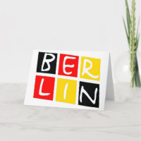 Logotipo de Berlín, Alemania en cuadrados