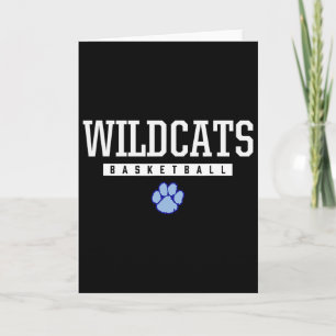 Tarjeta Logotipo de Camden County Wildcats Sketll Hs