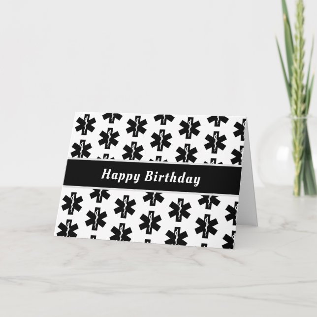 Tarjeta Logotipo de emergencia de EMS  (Anverso)