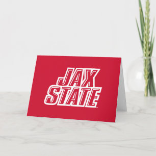 Tarjeta Logotipo de Jacksonville State University JAX STAT