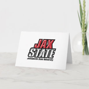 Tarjeta Logotipo de Jacksonville State University JAX STAT