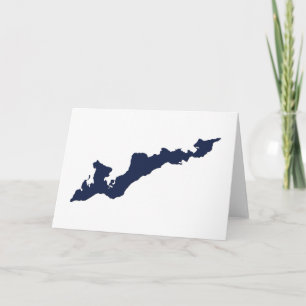 Tarjeta Logotipo de la Isla de los Pescadores Notecard - I