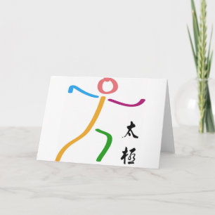 Tarjeta Logotipo de la ji del Tai