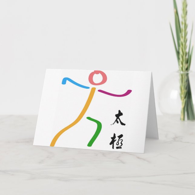 Tarjeta Logotipo de la ji del Tai (Anverso)