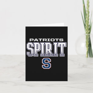Tarjeta Logotipo de los Patriotas de Parkersburg South Spi