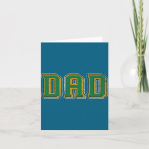 Tarjeta Logotipo de Papá Hombre Fuente Negrita Clic Día de