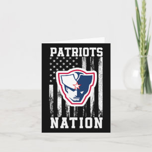 Tarjeta Logotipo de Powdersville Patriots Nation Hs 
