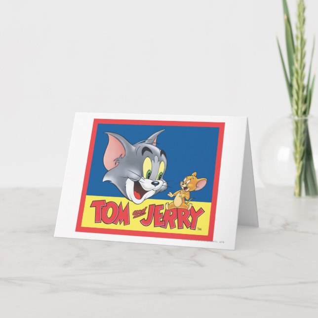 Tarjeta Logotipo de Tom y Jerry sombreado (Anverso)