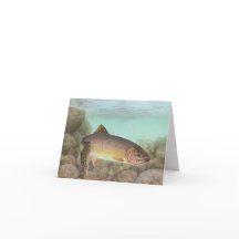 Logotipo de trucha de garganta