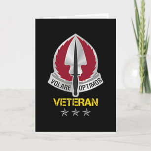 Tarjeta Logotipo del Comando de Aviación de Operaciones Es