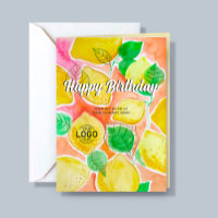 Logotipo personalizado Whimsical Colorful Lemons C
