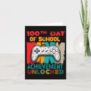 Tarjeta Logro del 100° Día del Jugador Escolar Desbloquead