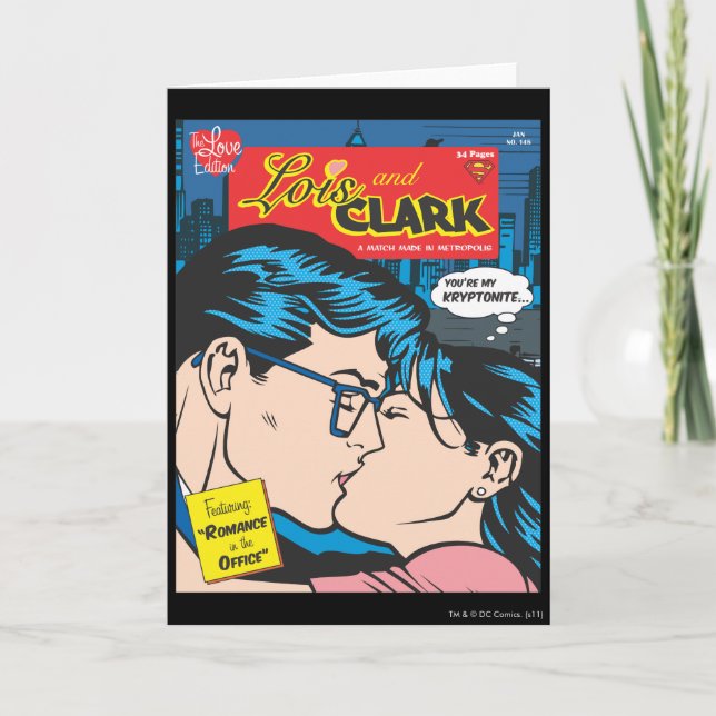 Tarjeta Lois and Clark Comic (Anverso)