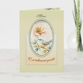 Tarjeta L'oiseau paisible