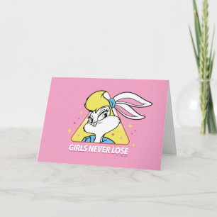 Tarjeta Lola Bunny Chicas nunca pierden