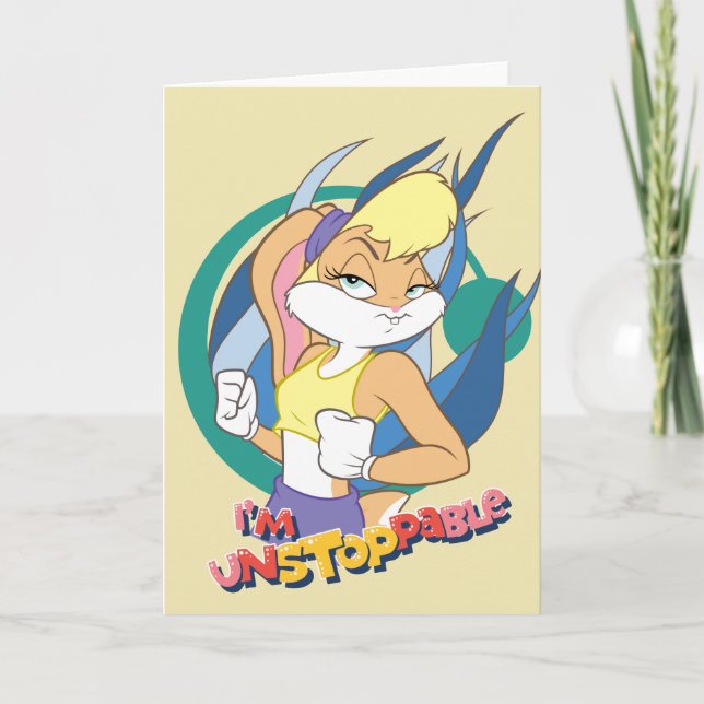 Tarjeta Lola Bunny "Soy imparable" (Anverso)