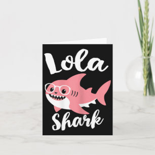 Tarjeta Lola Tiburón Día de la Madre Abuela Divertida