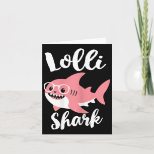 Tarjeta Lolli Shark Día de la Madre Abuela Divertida 