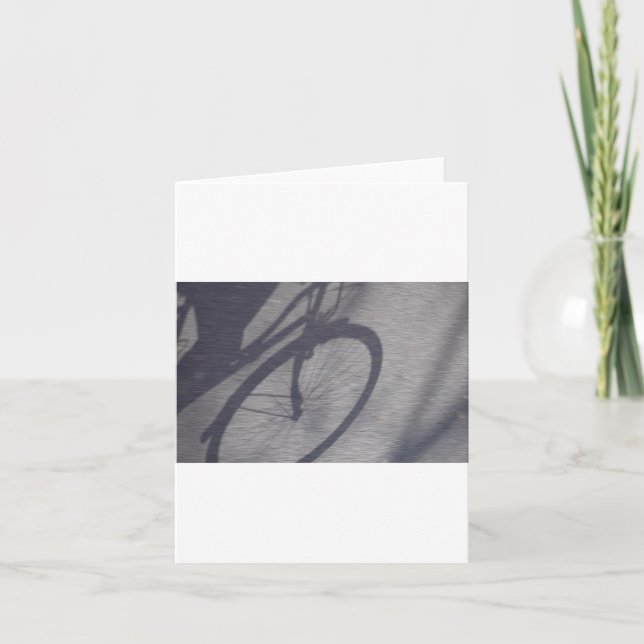 Tarjeta L'ombre de la bicyclette Card (Anverso)