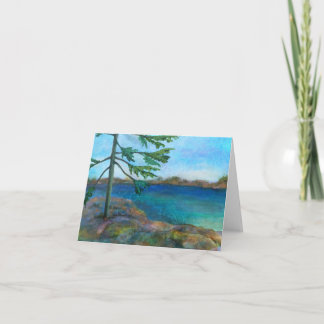 Tarjeta Lone Pine Landscape Art Card