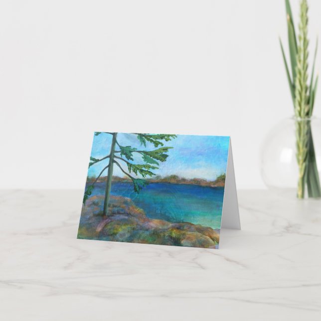 Tarjeta Lone Pine Landscape Art Card (Anverso)