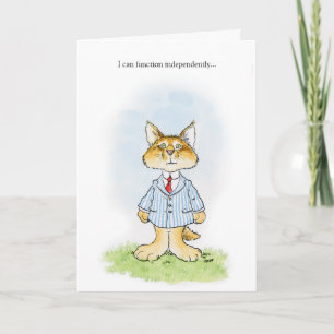 Tarjeta Lonely Kitty Card