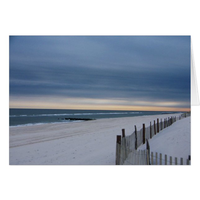 Tarjeta Long Beach Island New Jersey (Anverso (Horizontal))