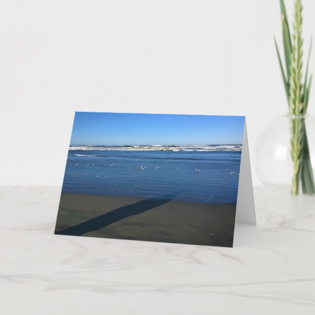 Tarjeta Long Beach, Washington (Anverso)