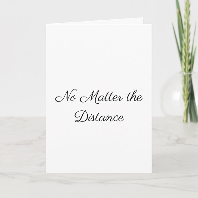 Tarjeta Long Distance Valentine's Day Card (Anverso)