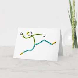 Tarjeta Long Jump Stickman