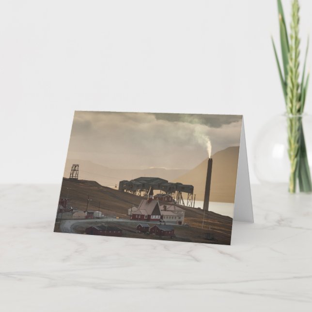 Tarjeta Longyearbyen Svalbard (Anverso)