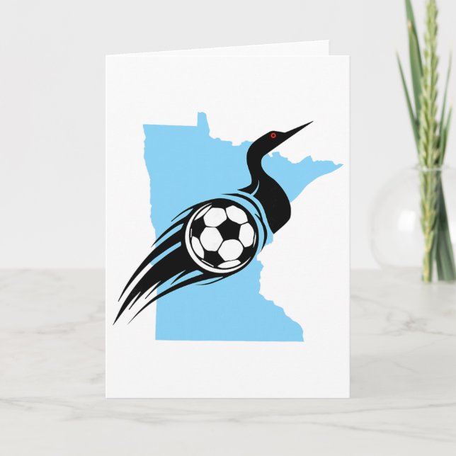 Tarjeta Loon de fútbol de Minnesota (Anverso)